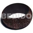 Philippine Bracelets Bangles Nat. Wood Bangle In Black And Bronze Metallic Splashing And Textured Brush Painting Ht=38mmn Thickness=10mm Inner Diameter=65mm