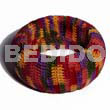 Philippine Bracelets Bangles Nat. Wood Bangle In Multicolored Crochet Ht=38mm Thickness=10mm Inner Diameter=65mm