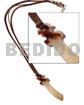 Surfer Jewelry Leather Thong W/ 35mm Hammershell Sword W/ Skin Pendant