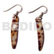 Philippine Dangling Earrings Cowrie Stick Dangling Earrings