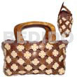 Native Bags Coco Flower Bag/ Medium/ 10x 2 1/2x 7 In/ Handle 4 In.