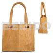 Native Bags Ginit Bag/ 10 1/2x5x9 In. / Handle 8 In. W/ Coco Ribbon Accent