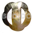 Shell Sarong Buckle Shell Ties Scallop Blacklip Buckle 70mm