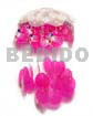 Capiz Shell Chandeliers S.d.t. Angel Fish Pink Capiz Shells Wind Chime