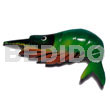 Philippine Refrigerator Magnets Shrimp Handpainted Wood Refrigerator Magnet 80mmx55mm / Can Be Personalized W/ Text