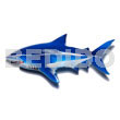 Philippine Refrigerator Magnets Shark Handpainted Wood Refrigerator Magnet 110mmx50mm / Can Be Personalized W/ Text
