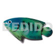 Philippine Refrigerator Magnets Fish Handpainted Wood Refrigerator Magnet 73mmx35mm / Can Be Personalized W/ Text