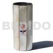 Capiz Gifts Decorative Inlaid Troca Lighter Case W/ Rose Design/metal Casing