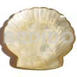 Capiz Gifts Decorative Capiz Clam Shaped Plate 8x8 Inches ( Medium )