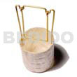 Capiz Gifts Decorative Capiz Deep Well 42mmx48mmx92mm