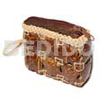 Capiz Gifts Decorative Coco Coin Purse W/ Lining