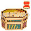 Philippine Wooden Box Bamboo W/ Pandan Jewelry Box / Medium L=115mm X W=82mm X H=62mm