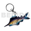 Philippine Keychain Fish Handpainted Wood Keychain 95mmx40mm / Can Be Personalized W/ Text