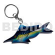 Philippine Keychain Fish Handpainted Wood Keychain 110mmx40mm / Can Be Personalized W/ Text