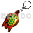 Philippine Keychain Sea Turtle Handpainted Wood Keychain 85mmx50mm / Can Be Personalized W/ Text