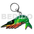Philippine Keychain Shrimp Handpainted Wood Keychain 80mmx55mm / Can Be Personalized W/ Text
