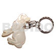 Philippine Keychain 40mm Carved Mop Shell Keychain/dog