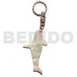 Philippine Keychain 40mm Carved Mop Shell Keychain/dolphin