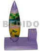 Miniature Surfer Boards 4inx3inx1.5in Handpainted Wood Surfboard Single Penholder / Small