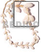 Leis Bubble Shell W/ Nassa White Length =35 In.