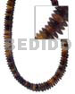 Bone Beads Horn Beads 6mm Pokalet Horn Tiger Saucer Beads