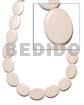 Bone Beads Horn Beads Flat Oval Bone 4x14x20mm