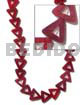 Bone Beads Horn Beads Golden Horn Triangle W/ Hole