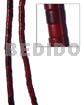 Bone Beads Horn Beads Red Horn Barrel 7mmx8mm