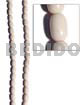 Bone Beads Horn Beads White Bone Oval 7mmx5mm