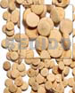 Coco Beads Coco Sidedrill Natural 10mm