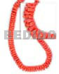 Coco Beads 10mm Coco Flower Beads Orange