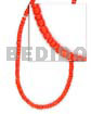 Coco Beads 4-5 Mm Red Orange Coco Pokalet