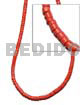 Coco Beads 4-mmmm Coco Heishe Orange