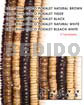 Coco Beads 7-8mm Coco Pokalet Natural Brown