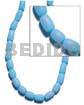 Philippine Seed Beads Buri Tube W/out Skin - Aqua Blue
