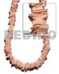Shell Beads Pink Rose