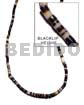 Shell Beads 2-3mm Black Lip Heishe