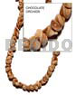 Shell Beads Chocolate Orchids Shell