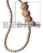 Shell Beads Troca Natural/nude / Oyok-male Round Beads 6-7mm