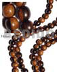 Philippine Wood Beads Tiger Camagong Round Beads 10mm