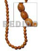 Philippine Wood Beads Bayong Oval 10mmx15mm