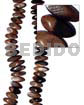 Philippine Wood Beads Tiger Camagong Slidecut 8mmx5mmx22mm