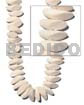 Philippine Wood Beads Nat. White Wood Slidecut 27mmx10mmx9mm