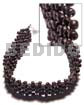 Philippines Necklaces 3 Layer 4-5mm Black Coco Choker / 14 Inches W/ Extender Chain