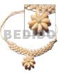 Philippines Necklaces Macramie Choker W/ Flower Sigay Pendant