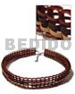Agsam Jewelry 4 Liner Choker W/ White Agsam