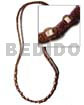 Agsam Jewelry Agsam Necklace W/ White Clam