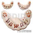 Hand Painted Pendants Handpainted 75mmx35mm Souvenir Kabibe Pendant