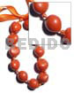 Kukui Nuts Jewelry Kukui Nuts In Pearlized Orange ( 11 Pcs. )