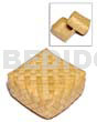 Philippine Packaging Baskets 3x3 In. Pandan Box / H= 1 1/2 In.